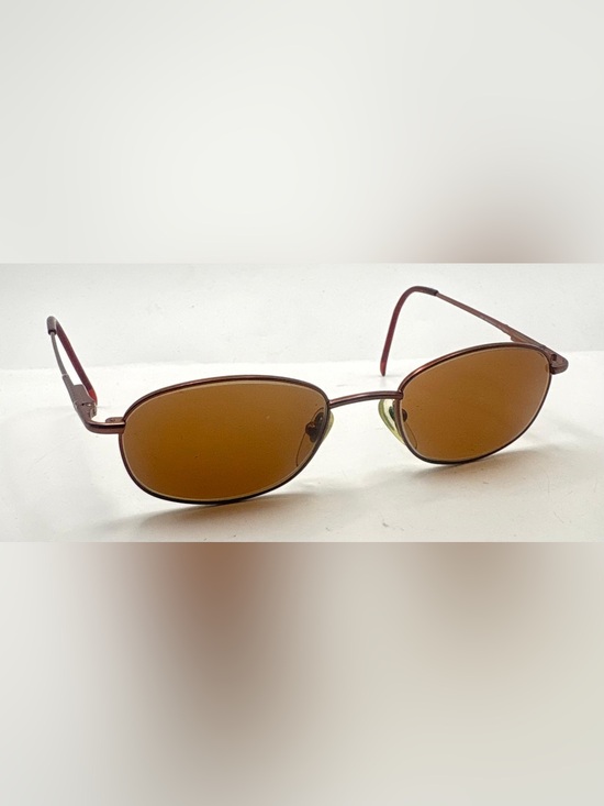 Alain Afflelou Other - Alain Afflelou 029 Brown Oval Metal Sunglasses Frames Only
